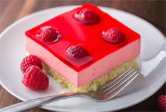 Raspberry Jello Cake