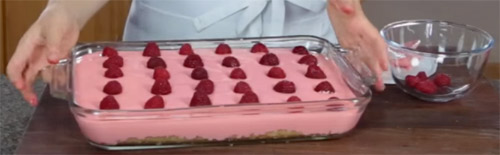 Raspberry Jello Cake15