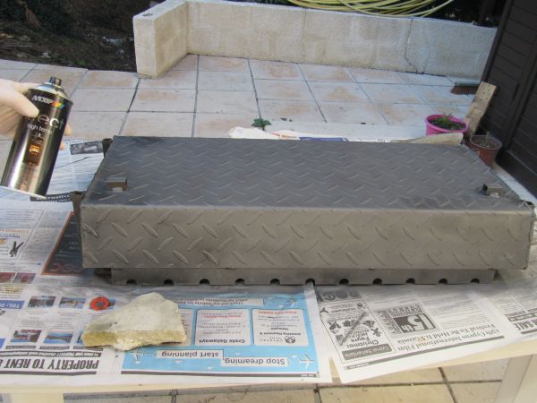 charcoal outdoor grills cover with paint