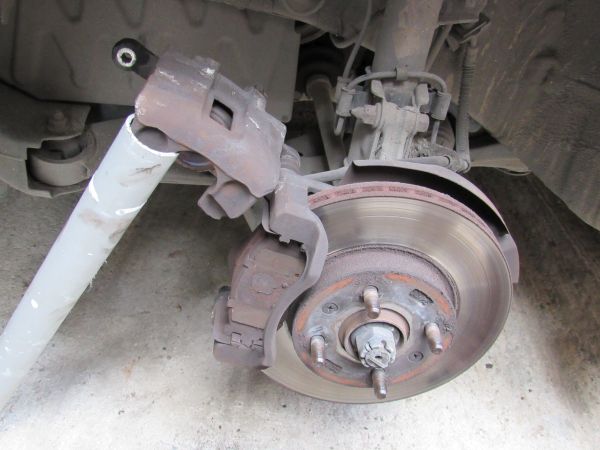 changing front brake pads