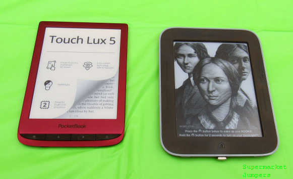 Pocketbook touch lux 5 VS NOOK