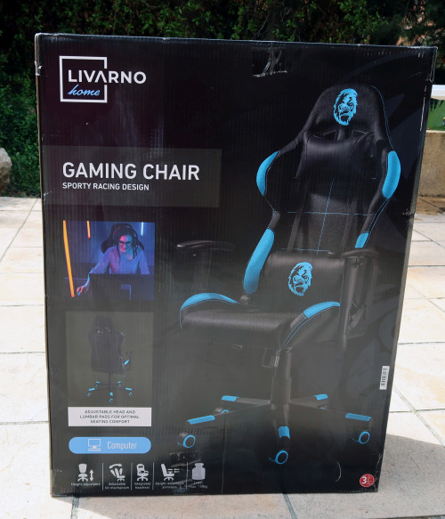 Lidl LIVARNO Home Gaming Chair in Racing Design, Assembling and reviewing.