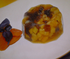 dried fruit in honey jelly