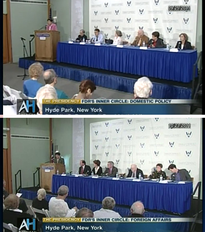 Lynne Olson, Douglas Waller, Thomas Parrish, Allida Black, David B Woolner, Stuart Shinske, Adam Cohen, Linda Lotridge Levin, Joseph E. Persico, Allida Black, Ellen Chesler, and Alan Chartock 